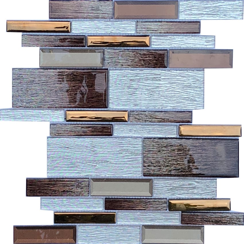 Malla Cetus Marrón de 30x30 cm de Deco Home, con 20 piezas por caja